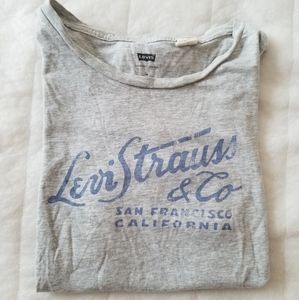 Levi heather grey short sleeve tee